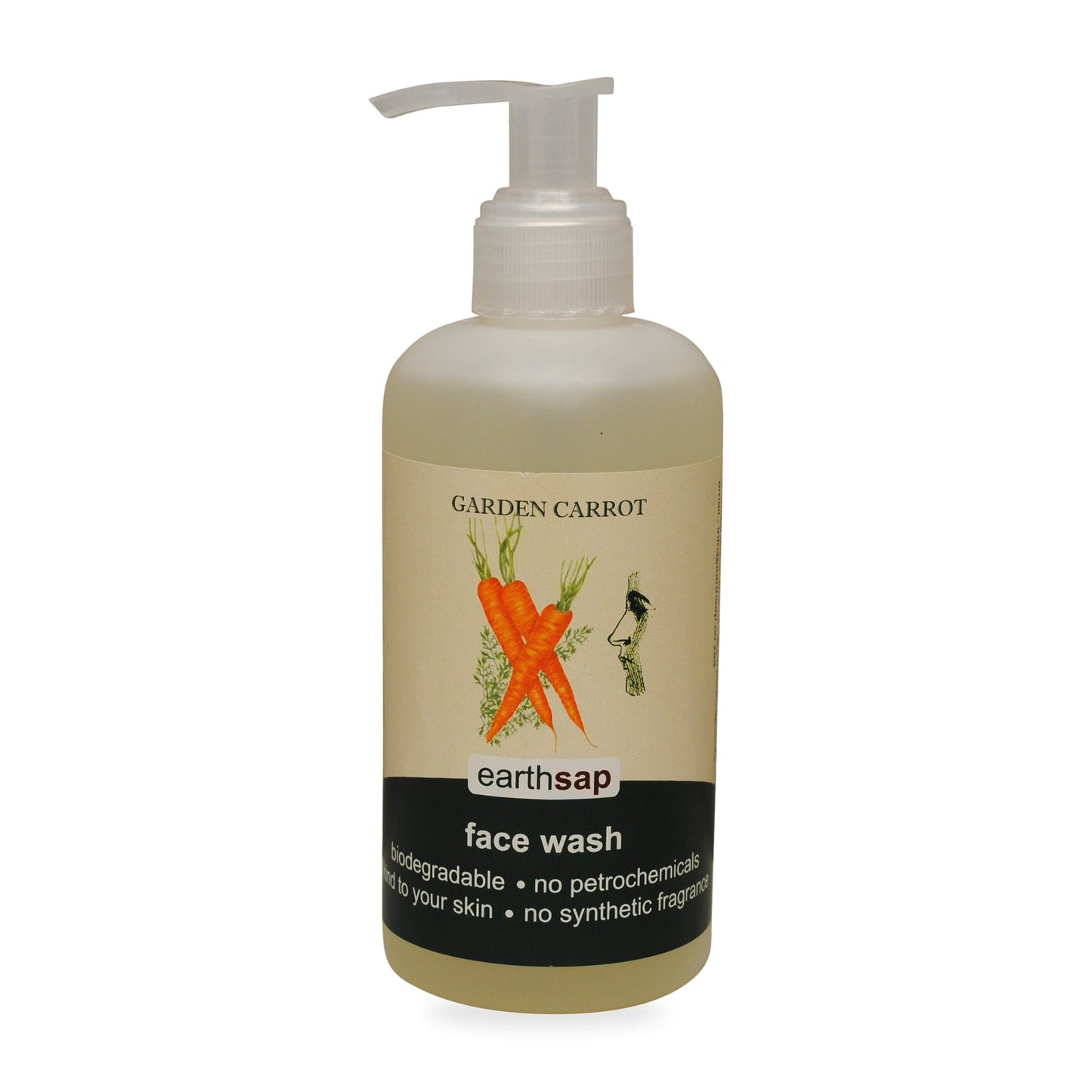 EARTHSAP - Face Wash Garden Carrot - 250ml | One Life Health