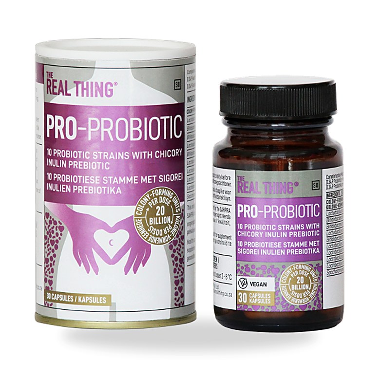 THE REAL THING FOOD SUPPLEMENTS - Pro-Probiotic 30 Veg Capsules — product photo 1 of 2