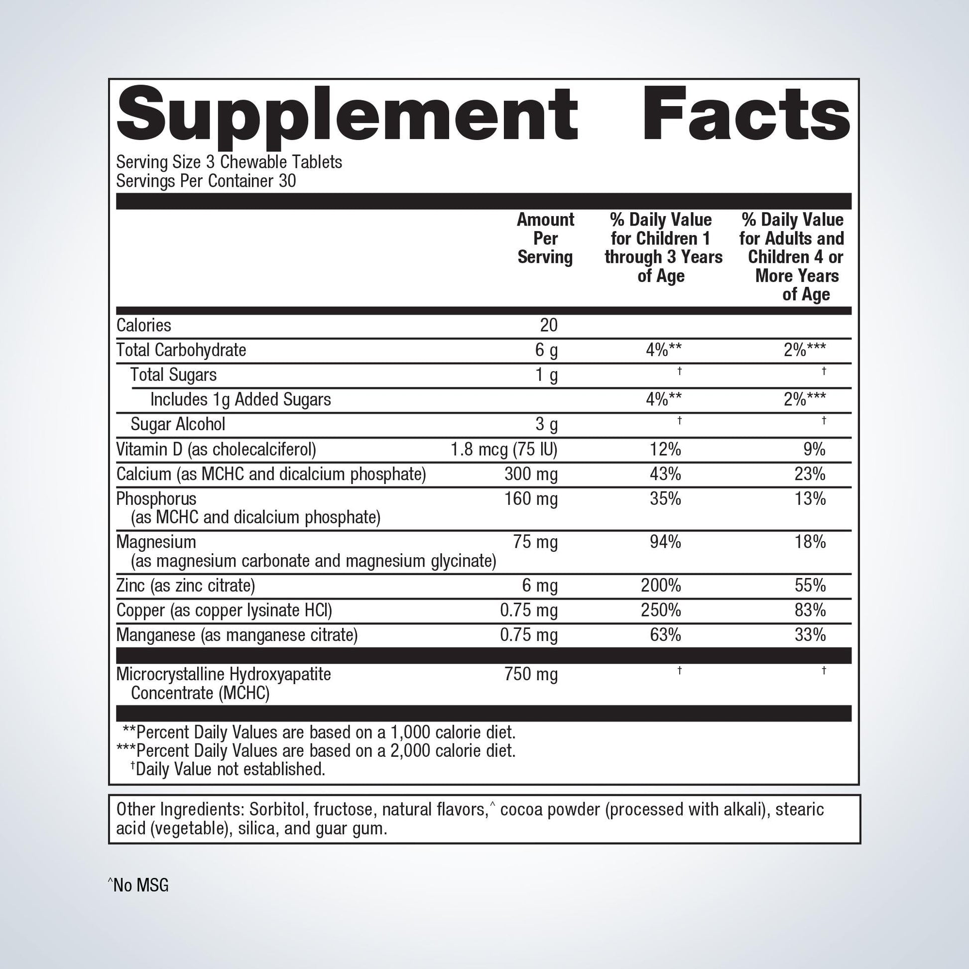 METAGENICS - Bone Builder - 90 Chewables | One Life Health