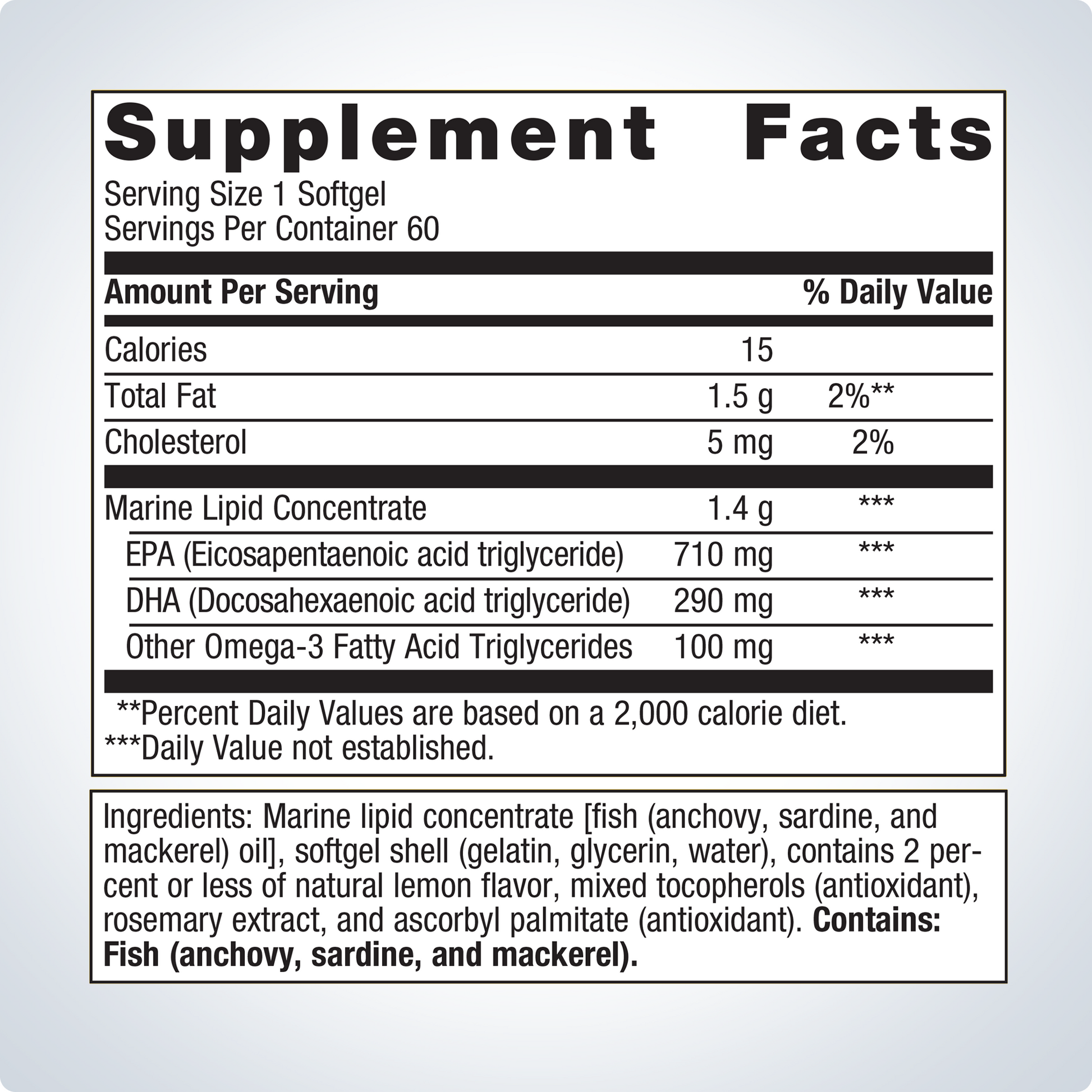 METAGENICS - OmegaGenics EPA-DHA 1000 - 60 Softgels | One Life Health