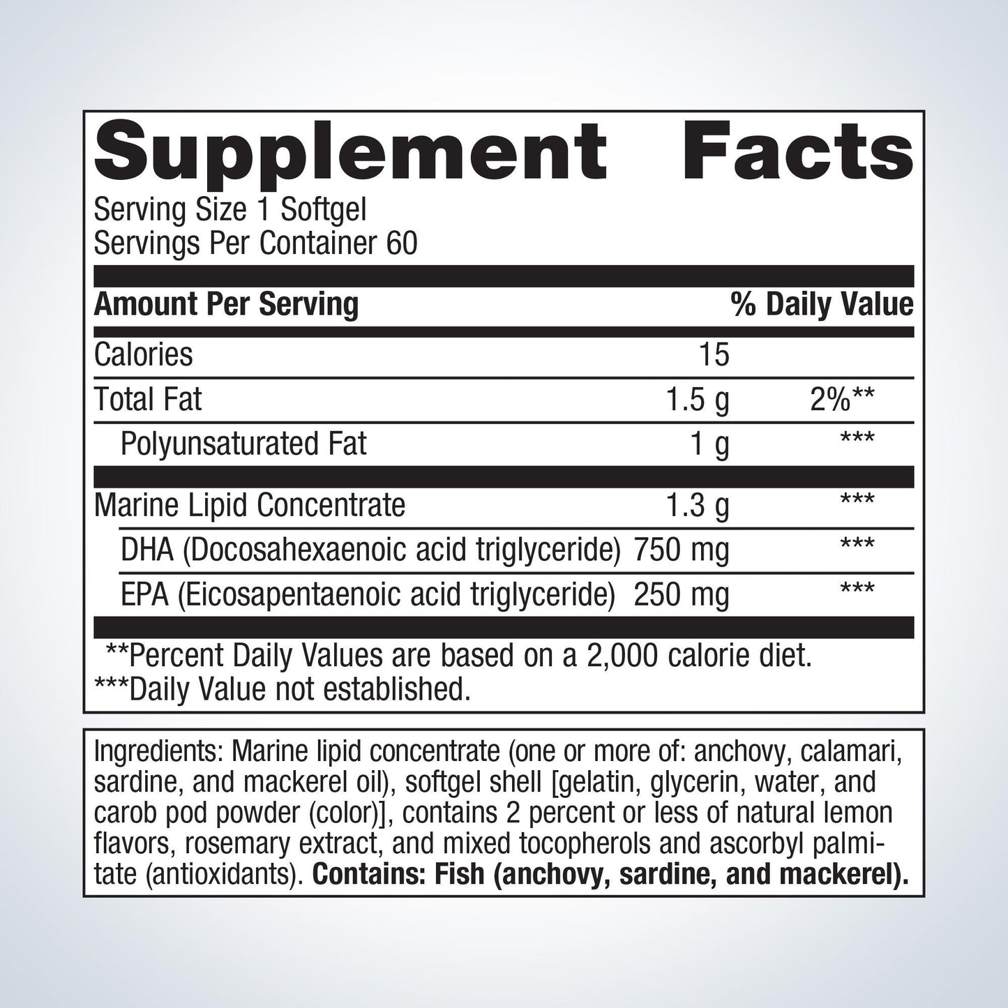 METAGENICS - OmegaGenics® Neuro 1000 - 60 Softgels | One Life Health