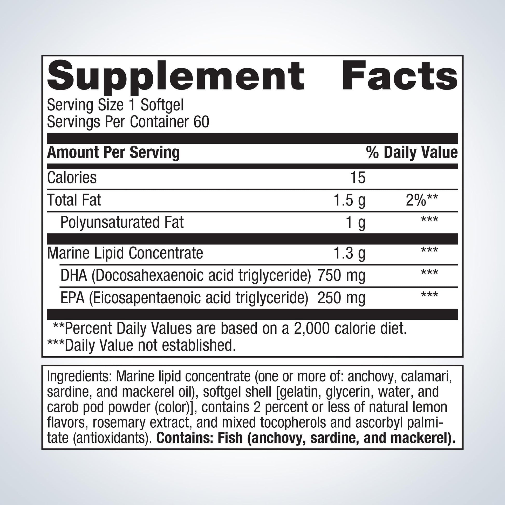 METAGENICS - OmegaGenics® Neuro 1000 - 60 Softgels | One Life Health