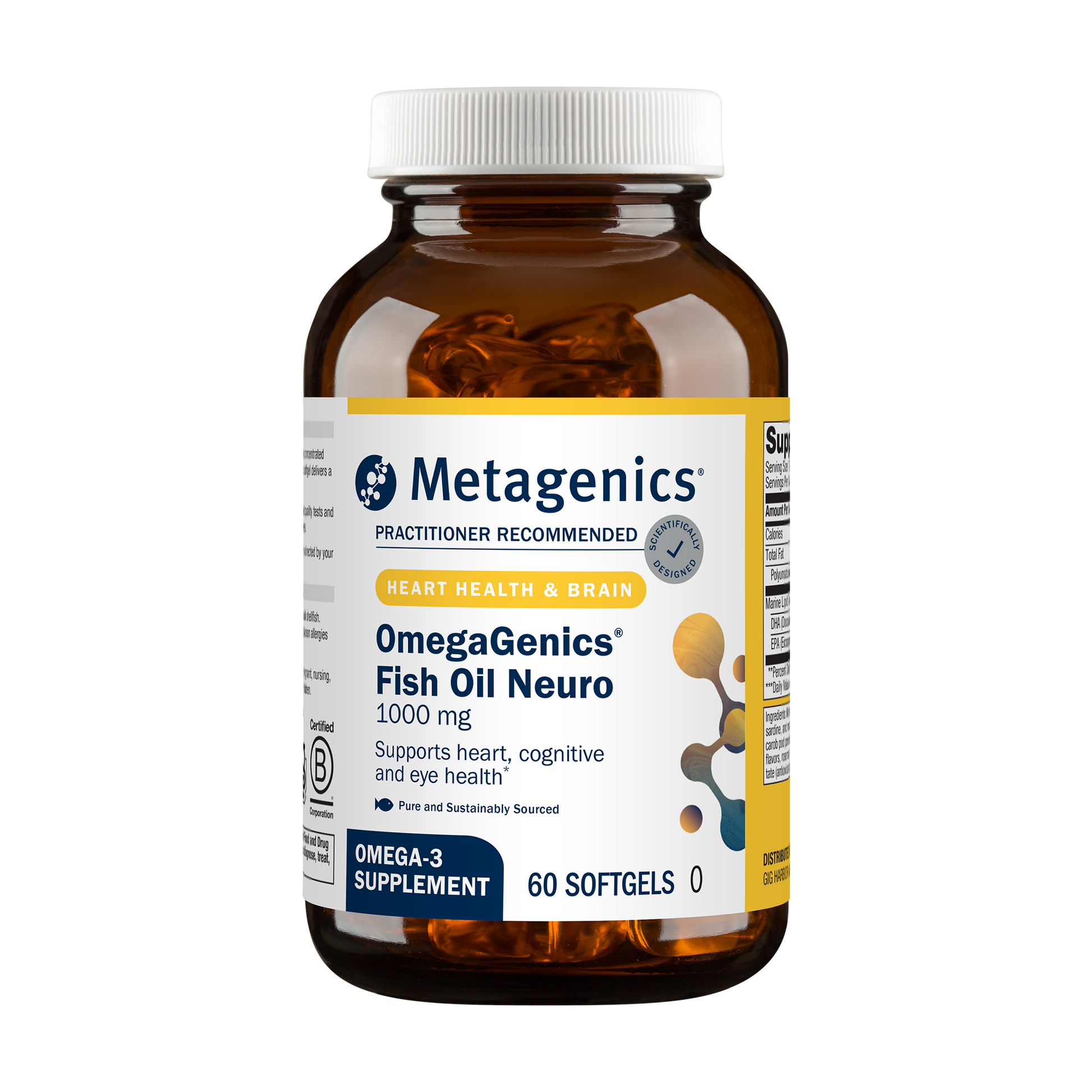 METAGENICS - OmegaGenics® Neuro 1000 - 60 Softgels | One Life Health