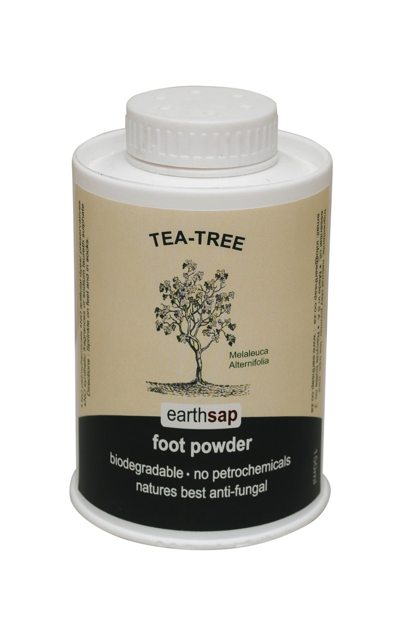EARTHSAP - Tea Tree Foot Powder - 150ml | One Life Health