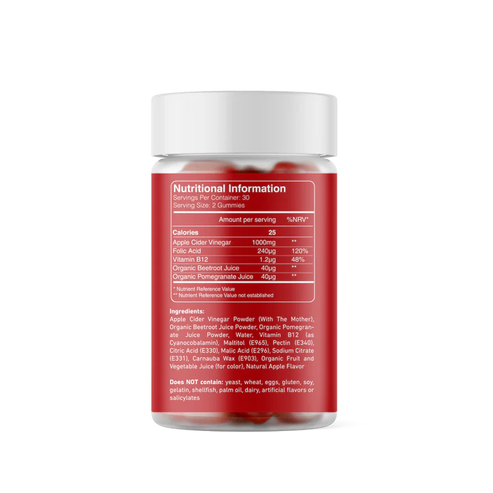 CHARAVA - Apple Cider Vinegar Gummies - 60 Gummies | One Life Health