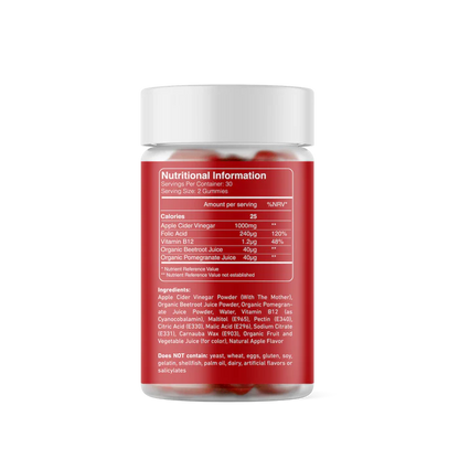 CHARAVA - Apple Cider Vinegar Gummies - 60 Gummies | One Life Health