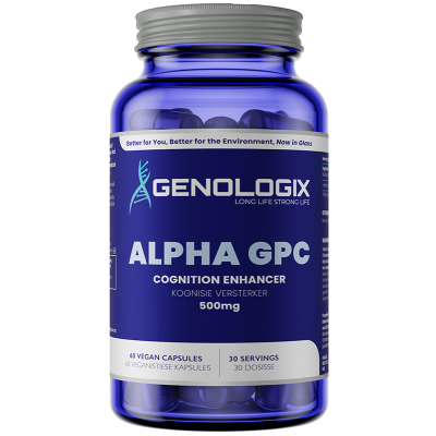 GENOLOGIX - Alpha GPC 500mg - 60 Veg Capsules | One Life Health