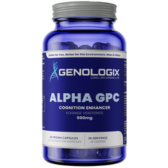 GENOLOGIX - Alpha GPC 500mg - 60 Veg Capsules