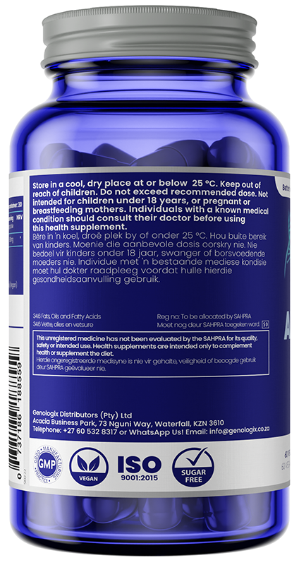 GENOLOGIX - Alpha GPC 500mg - 60 Veg Capsules | One Life Health