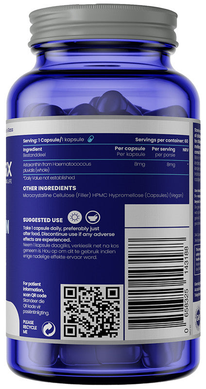 GENOLOGIX - Astaxanthin 8mg - 60 Veg Capsules | One Life Health
