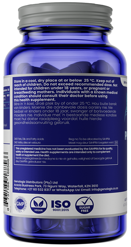 GENOLOGIX - Phosphatidyl Serine 500mg - 60 Veg Capsules | One Life Health