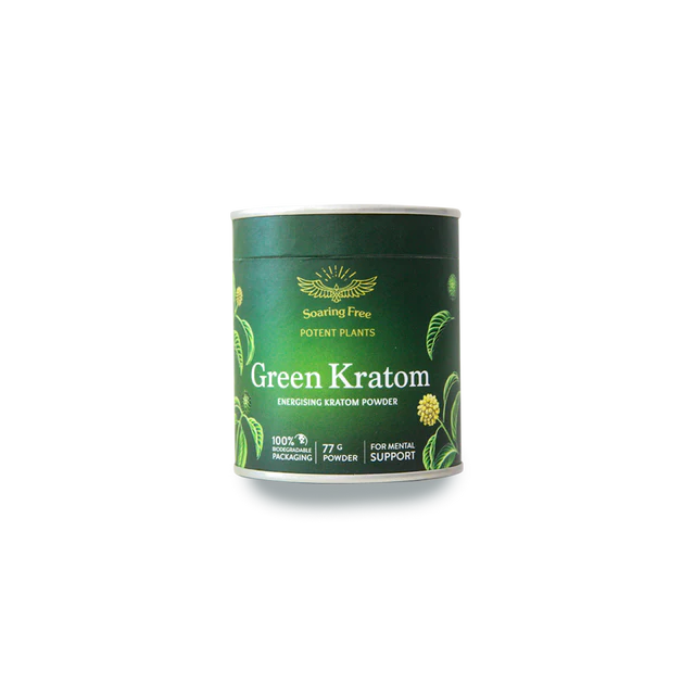 SOARING FREE SUPERFOODS - Green Kratom - 77g | One Life Health