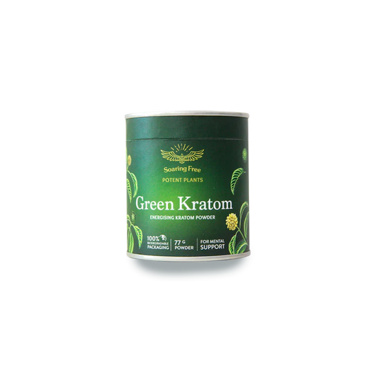 SOARING FREE SUPERFOODS - Green Kratom - 77g | One Life Health