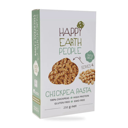 HAPPY EARTH PEOPLE - Chickpea Fusilli pasta – 250g | One Life Health