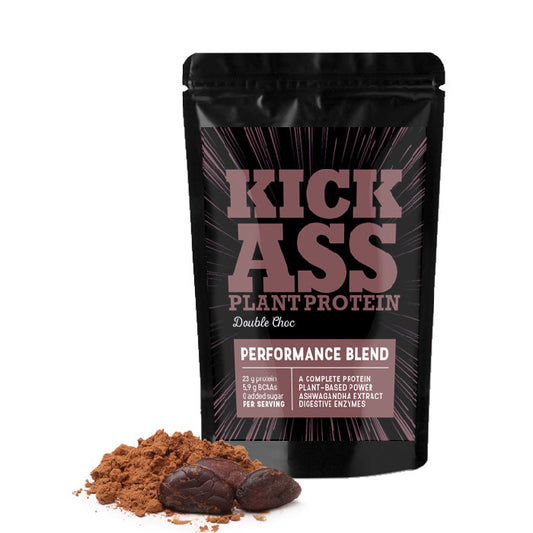 KICK ASS FIT - Plant based Protein Powder Double Choc - 40g | One Life Health