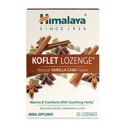 HIMALAYA - Koflet Lozenges Vanilla Chai 20s | One Life Health