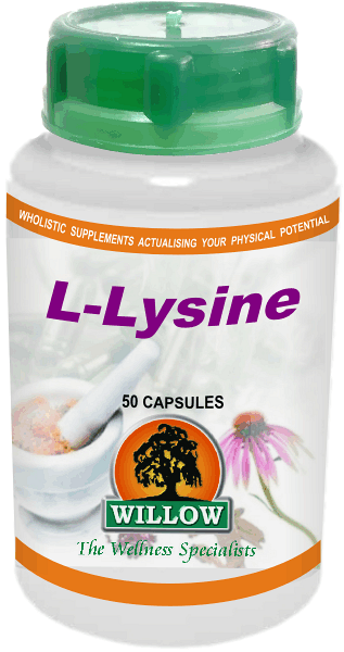 WILLOW - L-Lysine - 50 Capsules | One Life Health