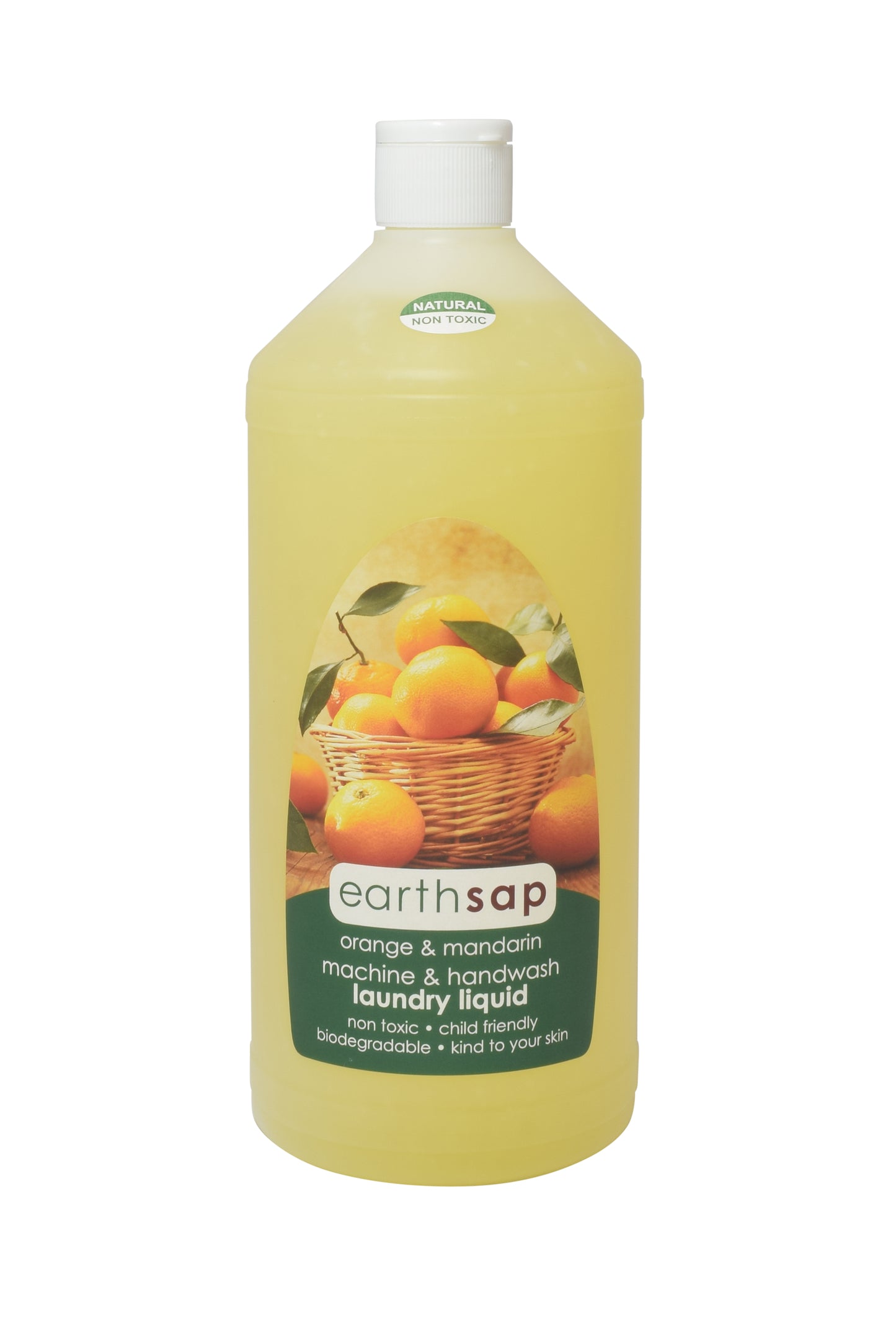 EARTHSAP - Laundry Liquid Orange & Mandarin - 1litre | One Life Health