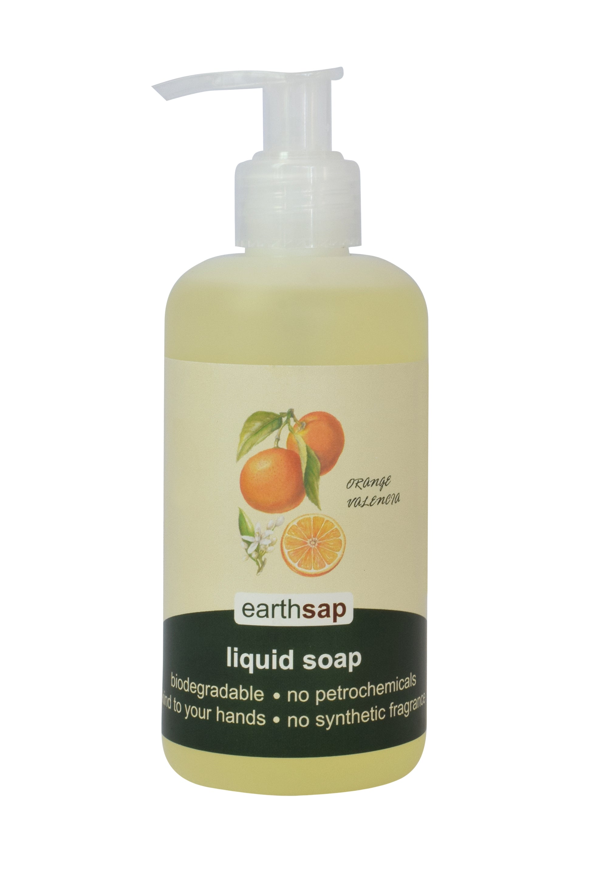 EARTHSAP - Liquid Soap Orange Valencia - 250ml | One Life Health