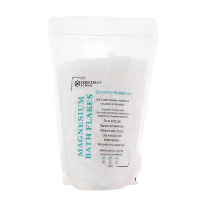 ESSENTIALLY YOUNG - Magnesium Bath Flakes - 1kg | One Life Health