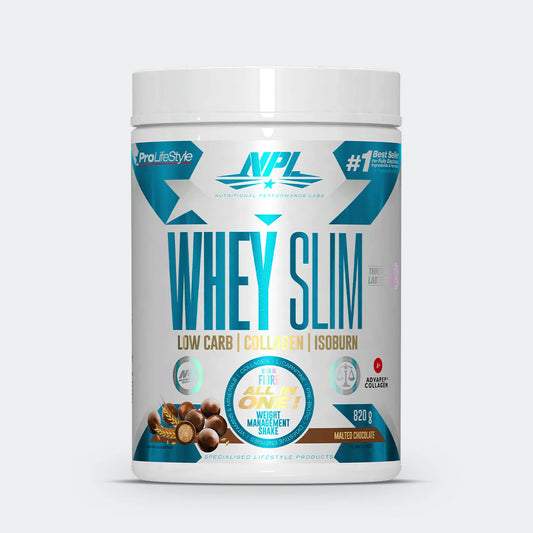NPL - Whey Slim Malted Chocolate - 820g | One Life Health