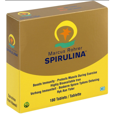 MARCUS ROHRER - Spirulina Tablets Refill 180 Tablets | One Life Health