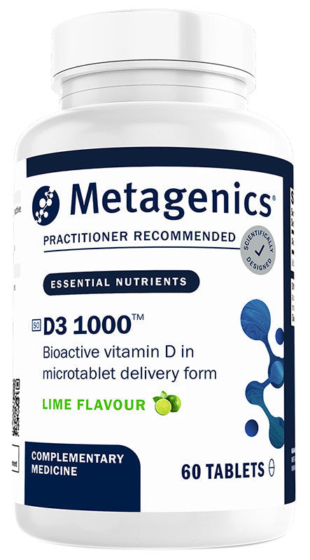 METAGENICS - D3 1000 - 60 Tablets | One Life Health