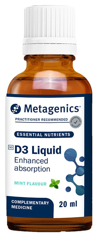METAGENICS - D3 Liquid - 20ml | One Life Health