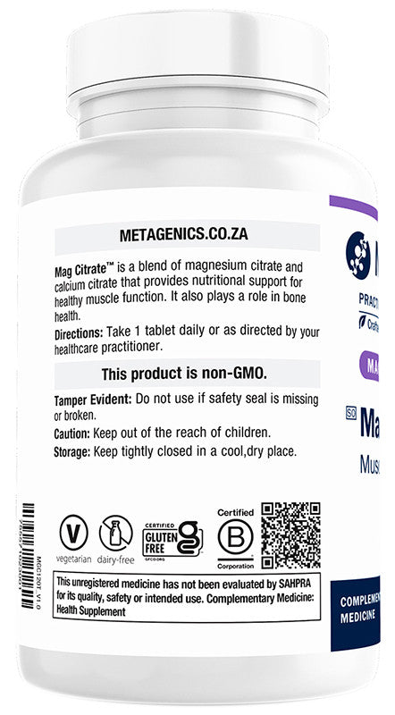METAGENICS - Mag Citrate - 120 Tablets | One Life Health