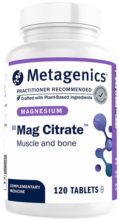 METAGENICS - Mag Citrate - 120 Tablets | One Life Health