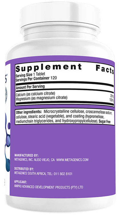 METAGENICS - Mag Citrate - 120 Tablets | One Life Health