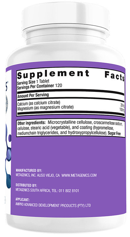 METAGENICS - Mag Citrate - 120 Tablets | One Life Health