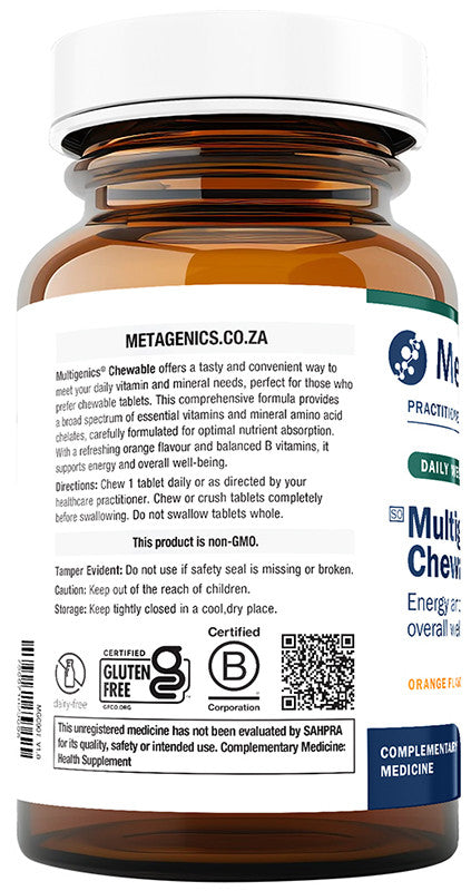 METAGENICS - Multigenics Chewable - 90 Tablets | One Life Health