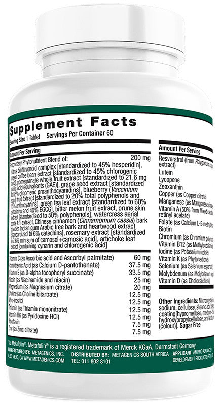 METAGENICS - PhytoMulti - 60 Tablets | One Life Health