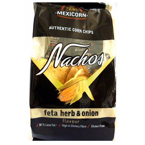 MEXICORN - Feta Herb & Onion Nachos - 100g | One Life Health