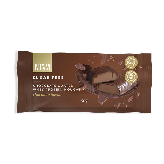 MIAM - Coated Protein Nougat Chocolate - 50g | One Life Health