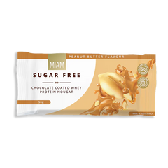 MIAM - Coated Protein Nougat Peanut Butter - 50g