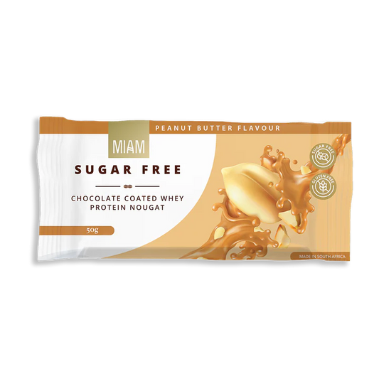 MIAM - Coated Protein Nougat Peanut Butter - 50g | One Life Health