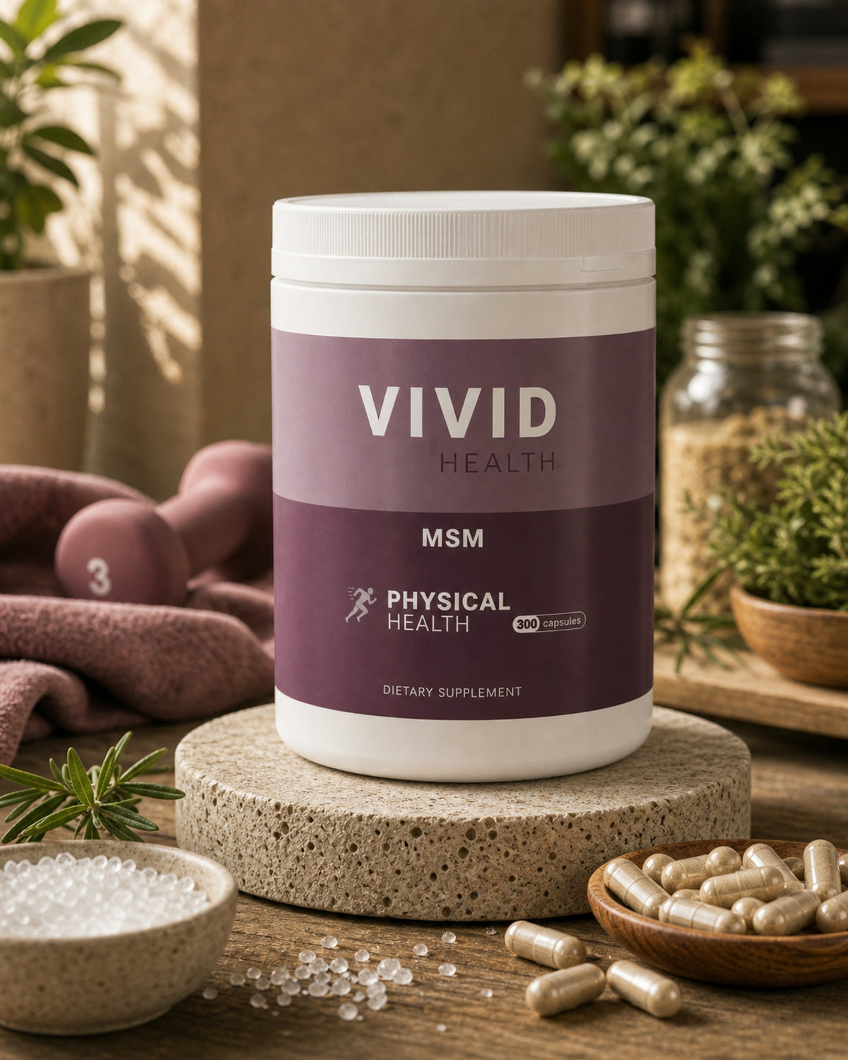 Vivid Health - Vivid Body - Msm 300 Capsules