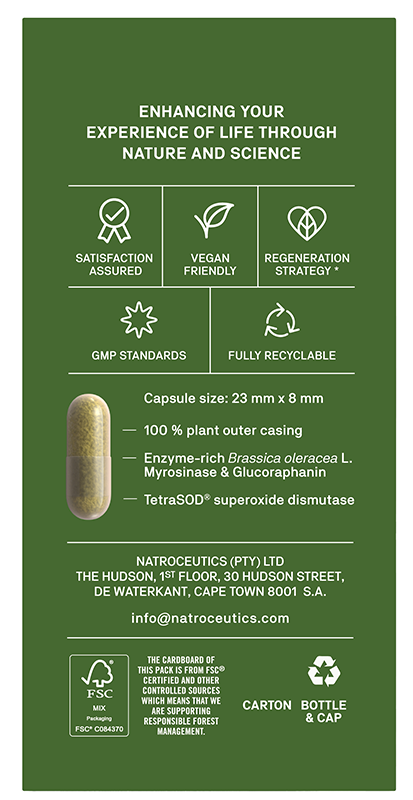 Natroceutics NRF2 Sulforaphane Complex packaging
