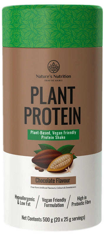 NATURE'S NUTRITION - Plant Protein Chocolate - 500g