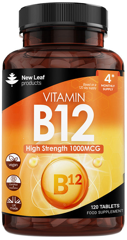 NEW LEAF - Vitamin B12 1000mcg - 120 Tablets