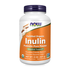 NOW® - Inulin Prebiotic Pure Powder Organic - 227g