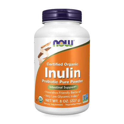 NOW® - Inulin Prebiotic Pure Powder Organic - 227g — product photo 1 of 4