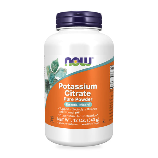 NOW®  - Potassium Citrate Powder - 340g | One Life Health