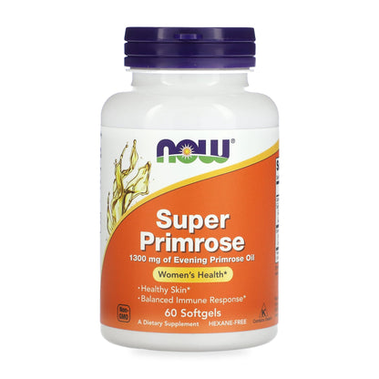 NOW® - Super Primrose 1300 mg - 60 Softgels — product photo 1 of 4