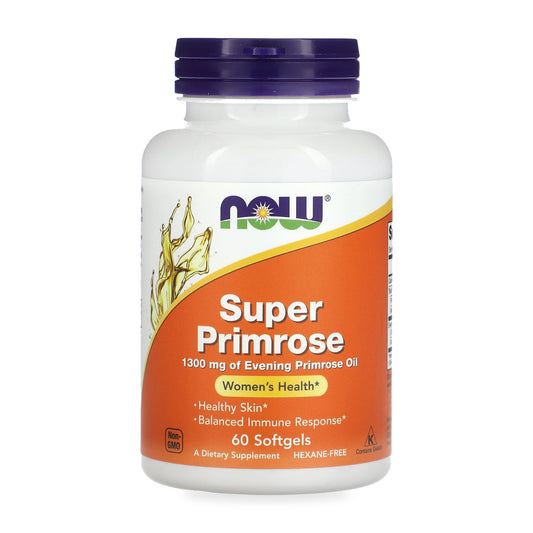 NOW® - Super Primrose 1300 mg - 60 Softgels — product photo 1 of 4