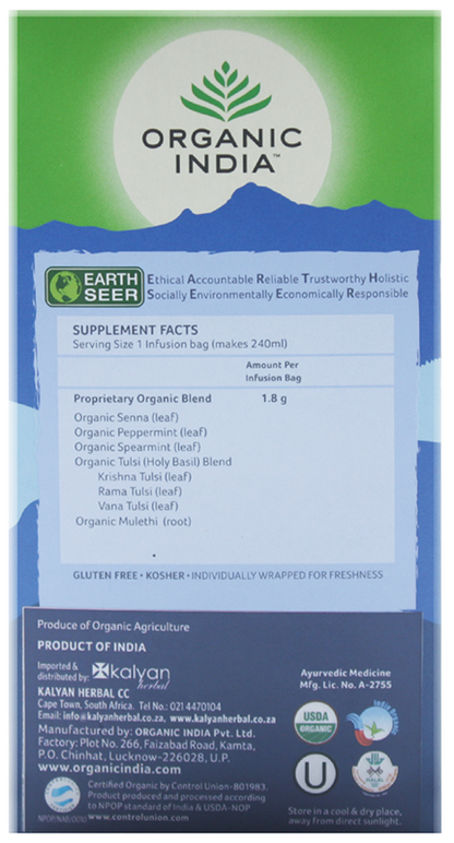 ORGANIC INDIA - Tulsi Lax Tea - 25 Tea Bags | One Life Health