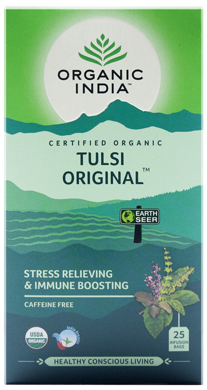 ORGANIC INDIA - Tulsi Original Tea - 25 Tea Bags | One Life Health