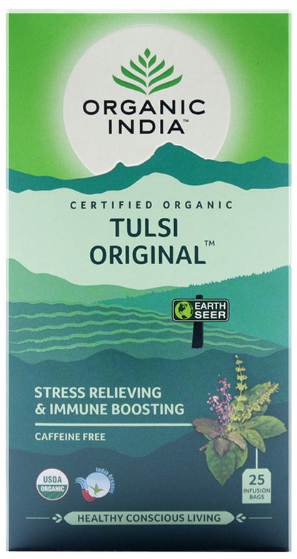 ORGANIC INDIA - Tulsi Original Tea - 25 Tea Bags | One Life Health